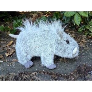 Vintage 1987 Fundamental Too Plush Squeezems Walter Warthog Stuffed No Sound Toy